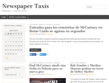 Tablet Screenshot of noticias.beatlesperu.com